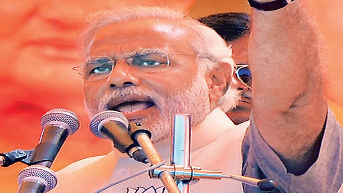 Robert Vadra a 'baazigar' who grabbed Haryana farmers' land, says Narendra Modi