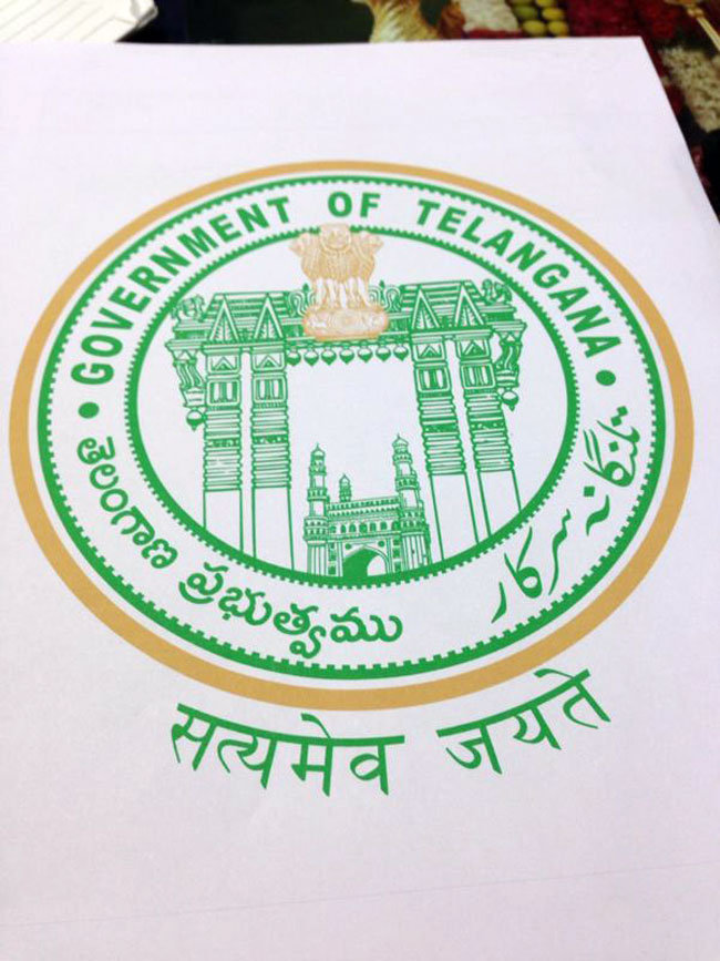 Telangana CM unveils logo for 10th state formation day celebrations