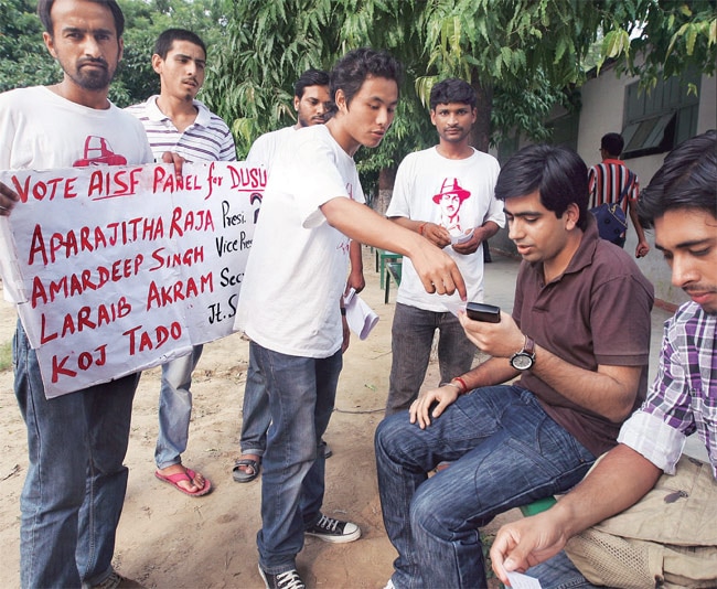 BJP s Win Sets Tone For DUSU Elections Next Month India Today