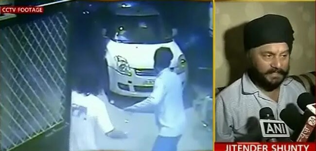 Caught on Camera: BJP MLA Jitender Singh Shunty shot at in Delhi's Vivek Vihar, escapes unhurt