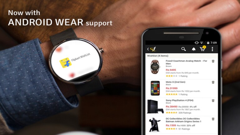 Flipkart Launches Android Wear App Technology News