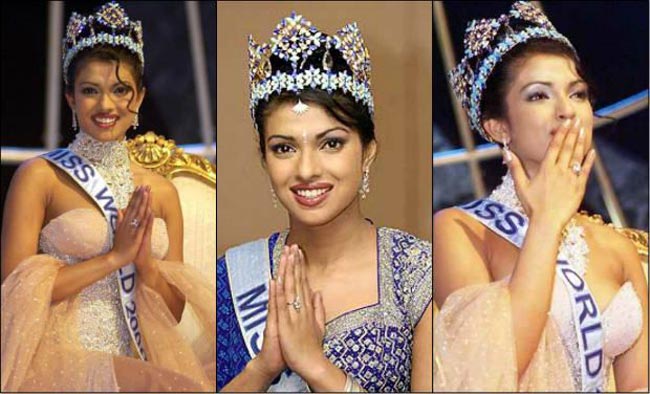 RÃ©sultat de recherche d'images pour "Priyanka Chopra miss monde 2000"