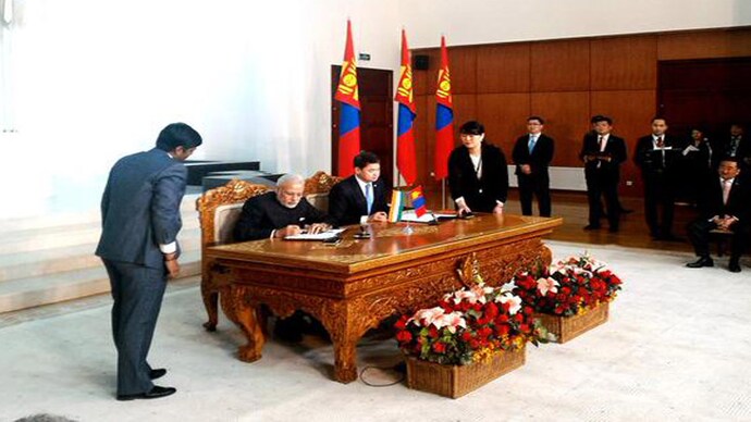 Modi and Saikhanbileg