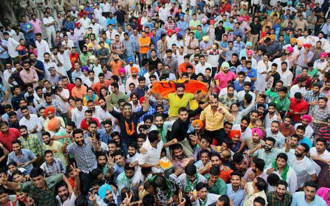 Student wing of Shiromani Akali Dal also won elections in Panjab University. 