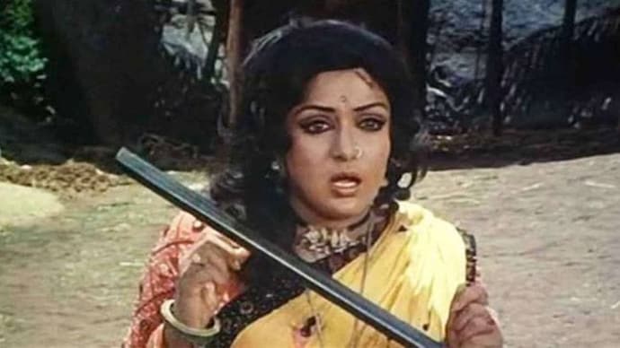 Hema Malini in a still from the movie