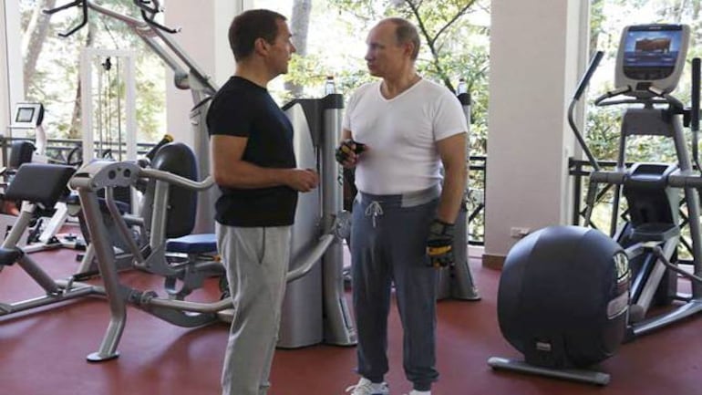 Putin Pumps Iron To Show Russians His Healthy Wholesome Side World News