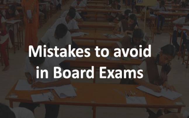 exam paper board exams Board mistakes students should avoid 5 in