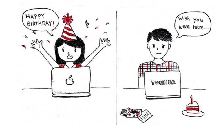 These Drawings Portray The Pleasures And Pains Of Being In A Long Distance Relationship Fyi News These Drawings Portray The Pleasures And Pains Of Being In A Long Distance Relationship Fyi News