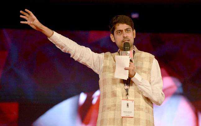 Comedian-lyricist Varun Grover. Picture courtesy: M Zhazo