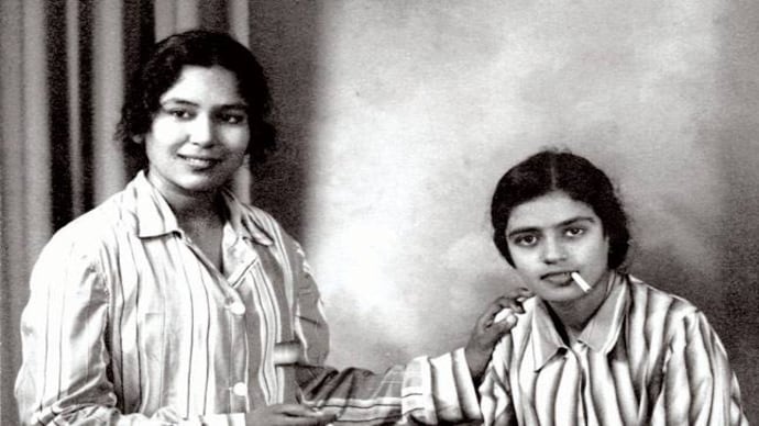 With pyjamas and cigarettes, singer M S Subbulakshmi and dancer T Balasaraswathi broke stereotypes back in 1937