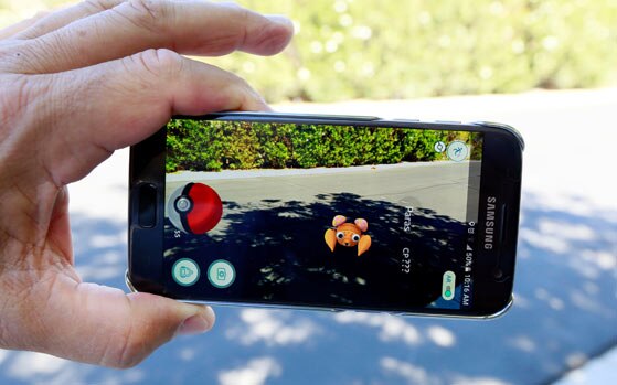 Pokemon Go players are capturing their monsters in a lot of