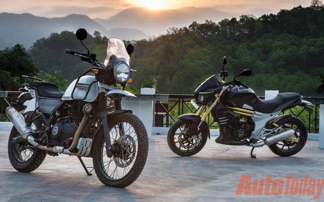 Royal Enfield Himalayan Vs Mahindra Mojo Clash Of The Unnatural