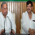 Mulayam Singh Yadav with brother Shivpal. Mulayam Singh Yadav with brother Shivpal.