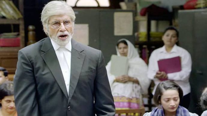 Amitabh Bachchan in a still from Pink