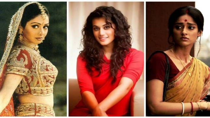 (L to R) Sridevi, Taapsee Pannu, Ileana D'Cruz