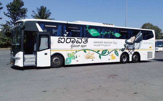 KSRTC's newly inducted Scania bus