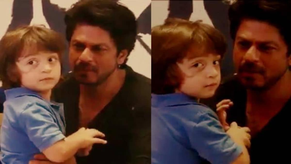 WATCH: AbRam interrupts Shah Rukh's interview, gives us an unforgettable moment - Movies News