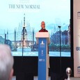PM Modi at Raisina Dialogue. PM Modi at Raisina Dialogue.