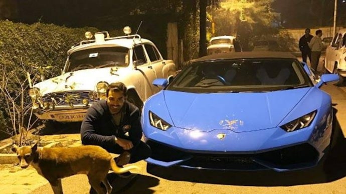 Mulayam's son Prateek Yadav with Lamborghini Huracan.(Photo via Instagram: iamprateekyadav) Rich kid problems: As Mulayam and Akhilesh fight for cycle, younger son spins a Lamborghini