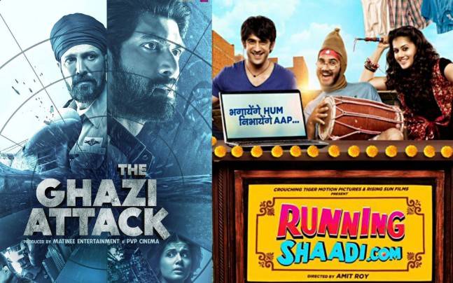 The Ghazi Attack vs Running Shaadi box-office collection: The war film trumps the rom-com on Friday