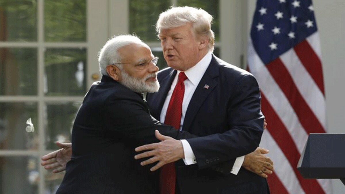 Narendra Modi Donald Trump Meet A Story Of Three Hugs World News