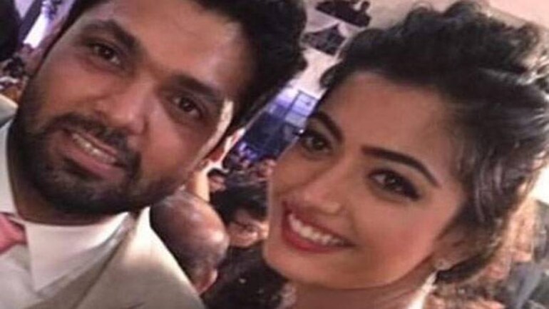 SEE PICS: Kannada actors Rakshit Shetty and Rashmika Mandanna are