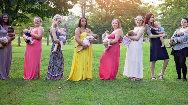 This breastfeeding photoshoot highlights all the negative comments