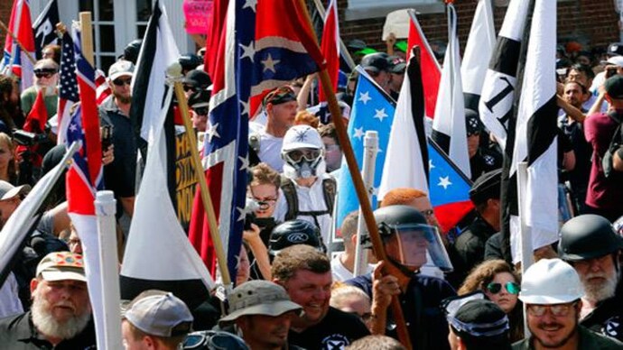 White nationalist demonstrators