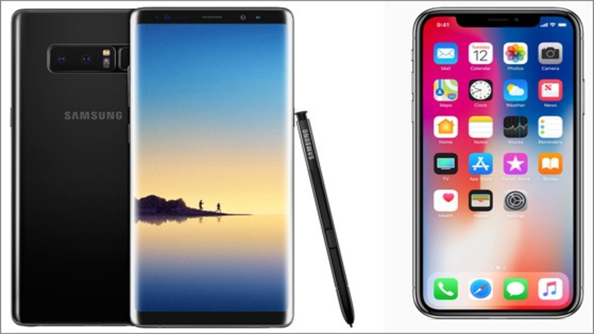 Iphone X Vs Samsung Galaxy Note 8 A Battle For Smartphone Dominance Technology News