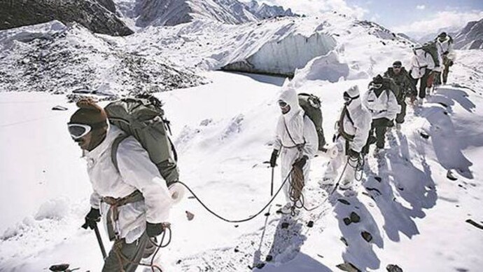 Siachen glacier. PTI photo