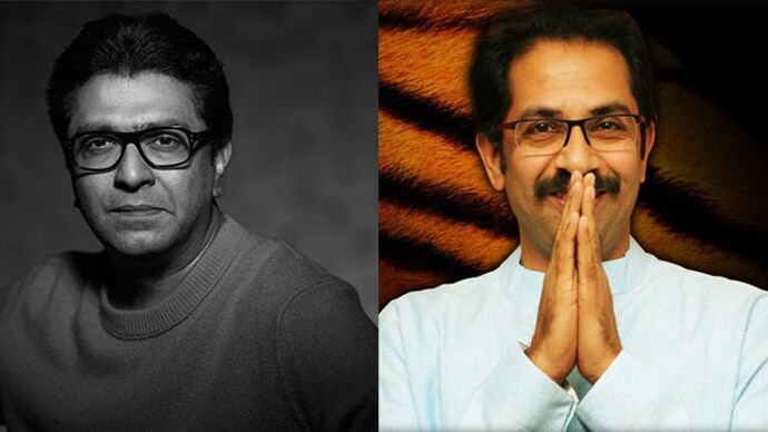 Raj Thackeray (left), Uddhav Thackeray (right). Photo courtesy: Official Facebook pagesa