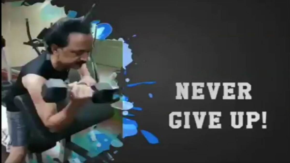Dmk S Stalin Shoots Workout Video For Pr Senior Leaders Call It