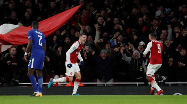 Lush Arsenal Take Efl Cup Semi-final Advantage But Garnacho Gives Chelsea Hope Background Illustration Lush Arsenal Take Efl Cup Semi-final Advantage But Garnacho Gives Chelsea Hope Background Illustration