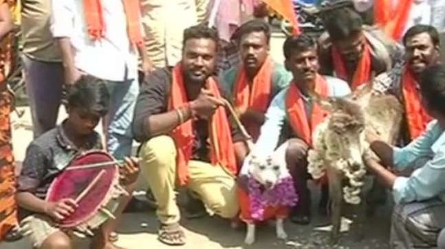 Hindu right-wing militants harass couples on Valentine's Day in India Hindu right-wing militants harass couples on Valentine's Day in India