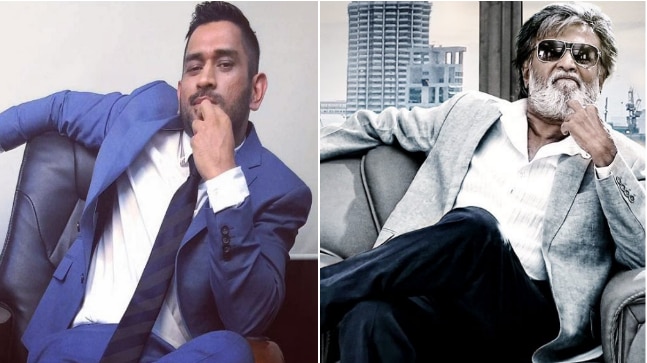 dhoni rajinikanth