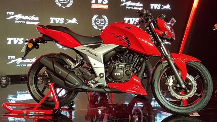 New apache rtr 160 price hot sale