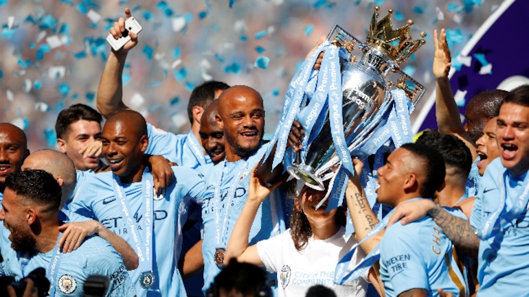 Manchester City Lift Premier League Trophy After Goalless Draw Sports News