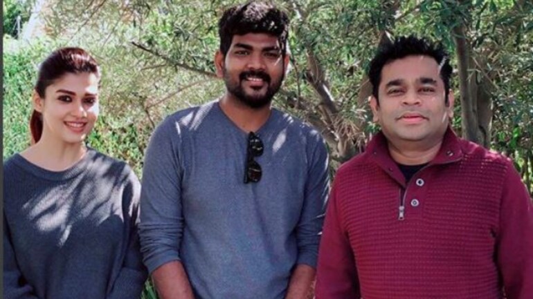 Nayanthara and boyfriend Vignesh Shivan met AR Rahman during their Los