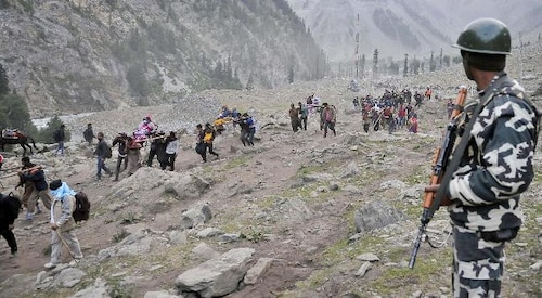 J&K Reinforces Security Ahead of Amarnath Yatra Amidst Terrorism Concerns J&K Reinforces Security Ahead of Amarnath Yatra Amidst Terrorism Concerns