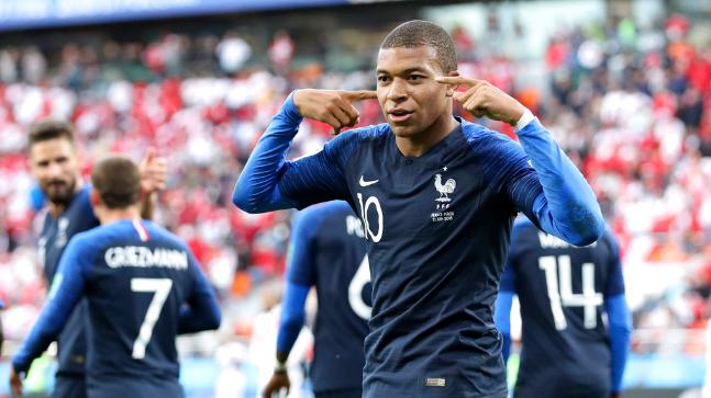 Kylian Mbappé 2018 World Cup France national football team 2014