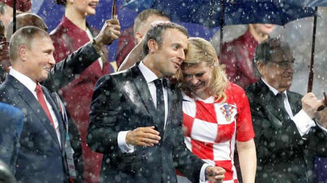 Kolinda Grabar Kitarovic And Emmanuel Macron Bond At World Cup 2018 Final Sports News