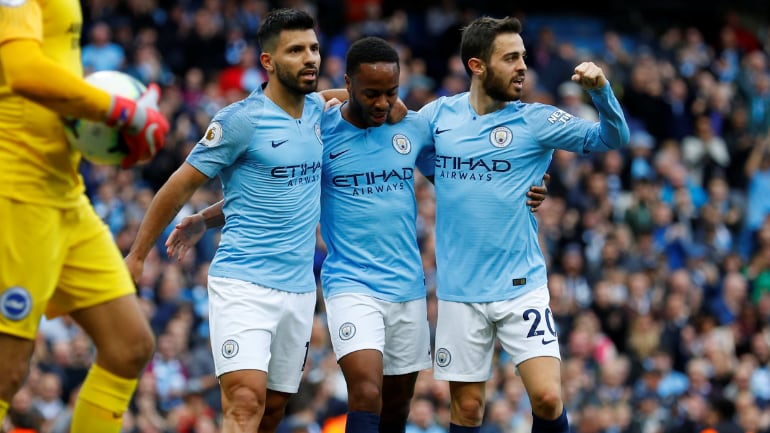 Raheem Sterling Stars As Manchester City Ease Past Brighton In Premier League Sports News