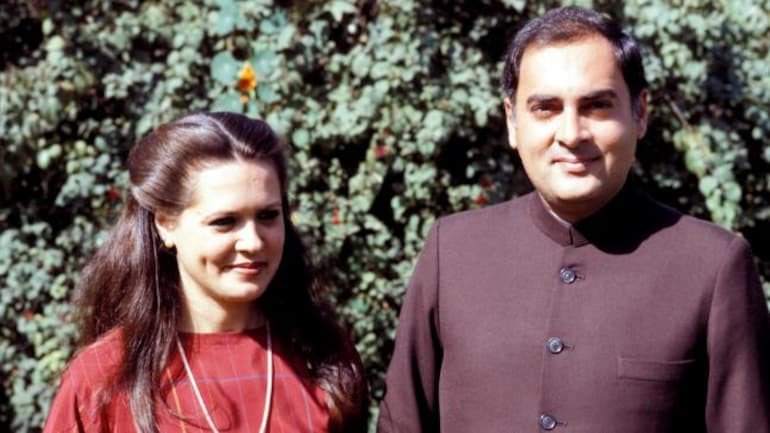 former prime minister Rajiv Gandhi.