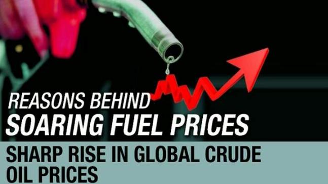 Diesel and petrol prices rise by around 50 paise per litre