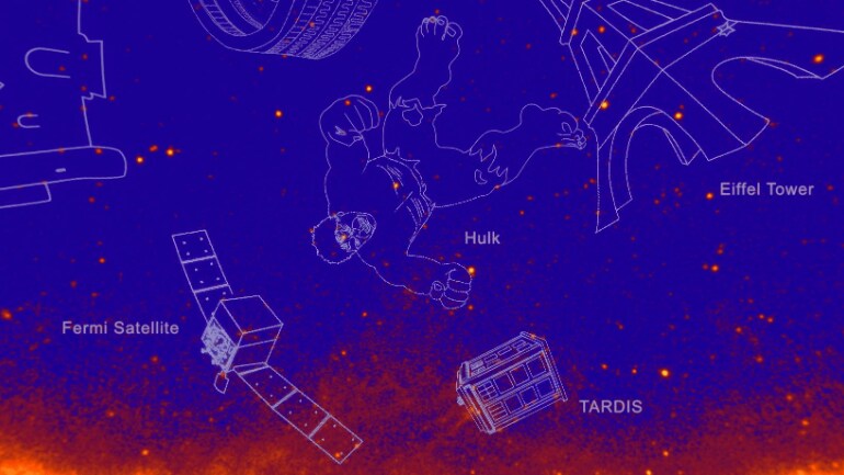 NASA names 21 new gamma-ray constellations after popular characters like  Hulk, Godzilla - Education Today News