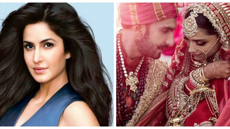 Deepika and Ranveer wedding pics: Katrina leads Bollywood wishes
