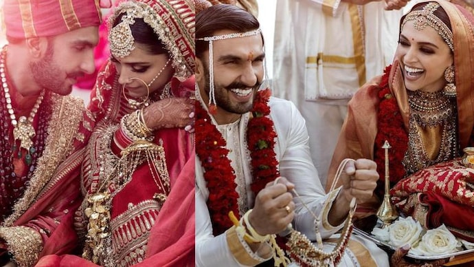 Deepika and ranveer wedding dress best sale