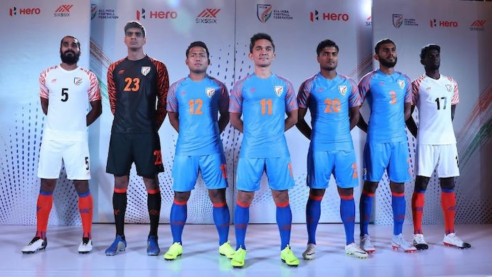 Indian football top jersey 2019