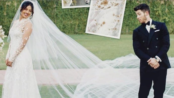 Priyanka and deals nick wedding dress