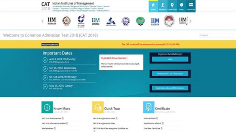 Cat Results 2018 To Be Out Tomorrow @1 Pm: 5 Quick Steps To Check Scores At  Iimcat.ac.in - Education Today News